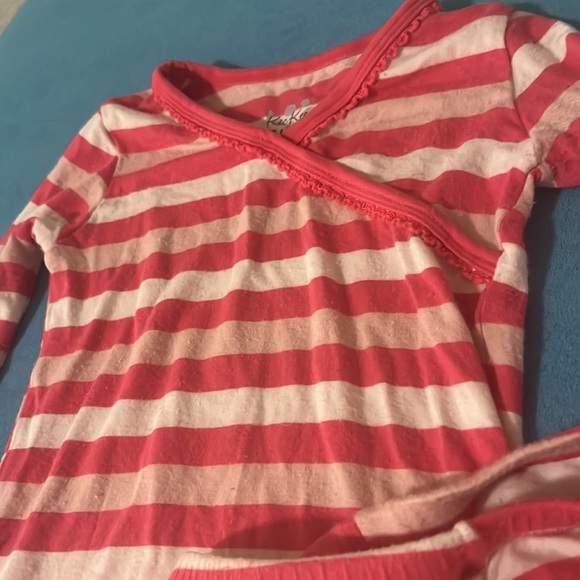 Kickee pants striped pajamas 2T - Picture 2 of 3